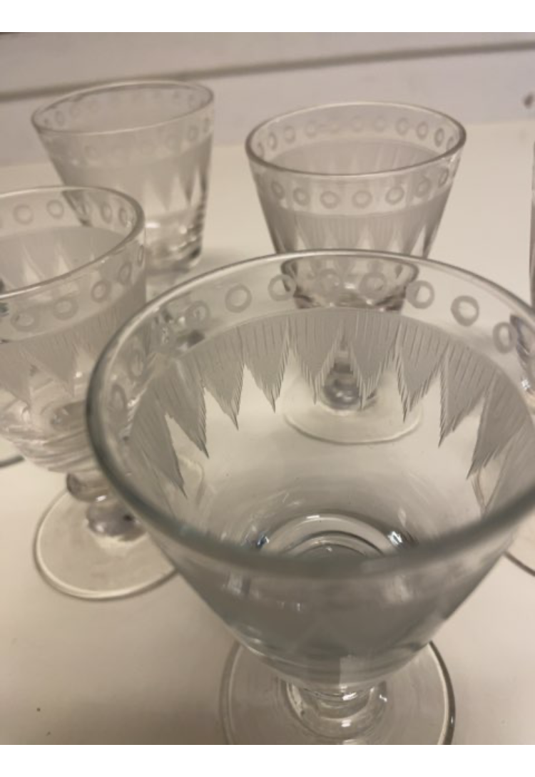 Krystalglas med fine slibninger